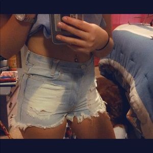 Brandy Melville John Galt denim shorts